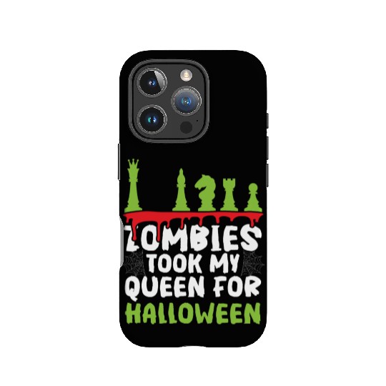 Chess Halloween Trick Or Treat Chess Board Game IPhone Cases