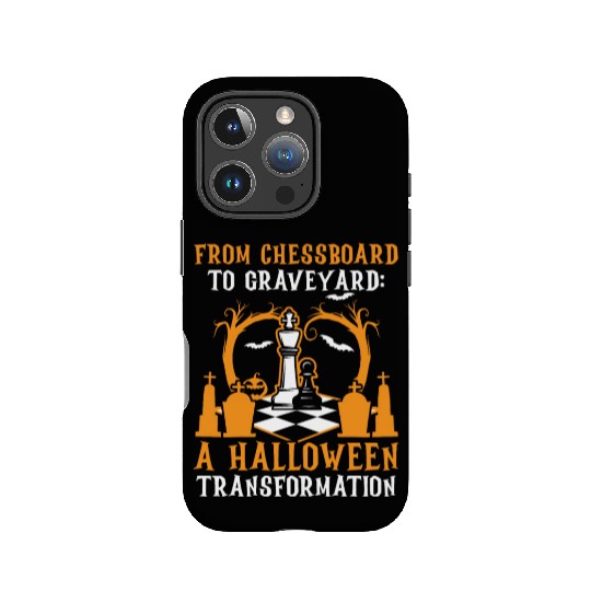 Chess Halloween Trick Or Treat Chess Board Game IPhone Cases