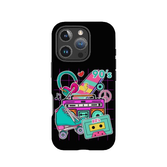 80'S 90'S Party Elements - Pop - Music Cassette IPhone Cases