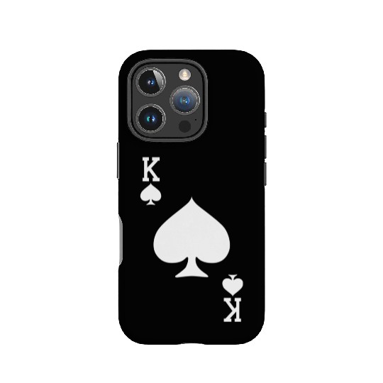 King Of Spades Card Halloween Dark IPhone Cases