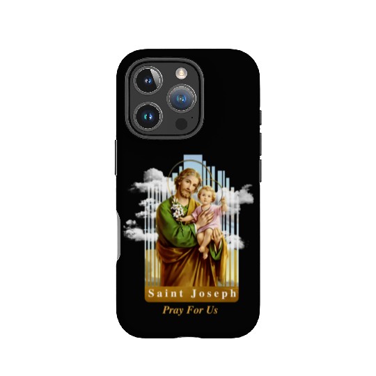 Saint Joseph Catholic Church St Joseph With Infant IPhone Cases