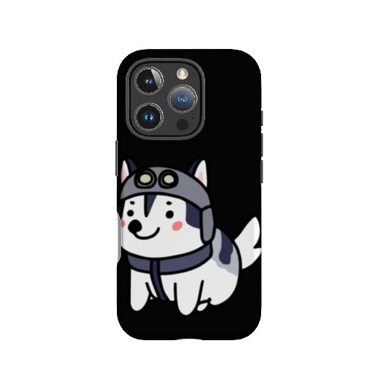 Husky Pilot Dog Lover Malamute IPhone Cases