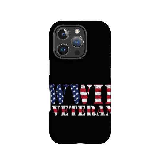 Ww2 Veteran American Flag World War Ii IPhone Cases