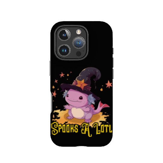 Axolotl Halloween Trick Or Treat Amphibian Axolotl IPhone Cases