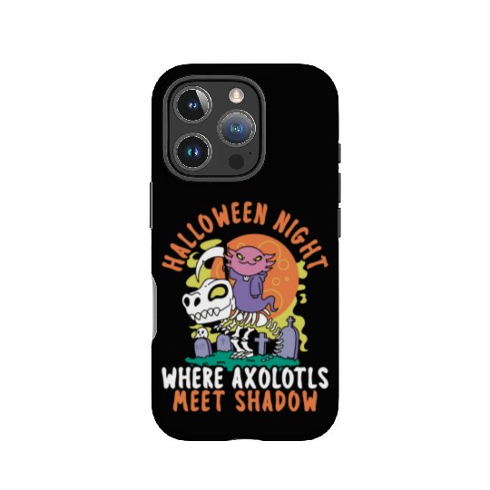 Axolotl Halloween Trick Or Treat Amphibian Axolotl IPhone Cases