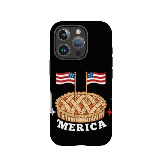 American Flag USA Apple Pie Merica 4th of July IPhone Cases