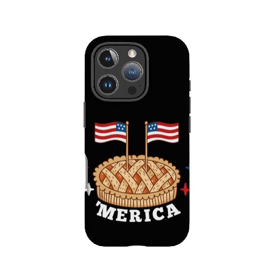 American Flag USA Apple Pie Merica 4th of July IPhone Cases