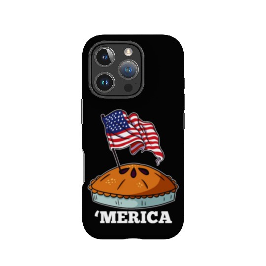 American Flag USA Apple Pie Merica 4th of July IPhone Cases