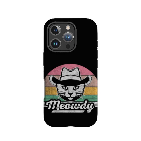Mashup Between Meow And Howdy Cat Meme Cat IPhone Cases