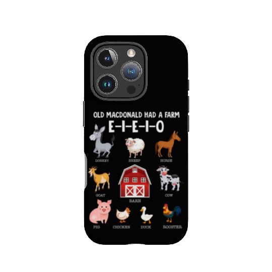Toddler Farm Animals Old Macdonald Had A Farm IPhone Cases