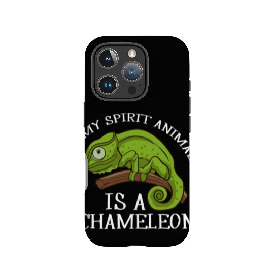 My rit Animal Is A Chameleon Lizard Chameleon IPhone Cases
