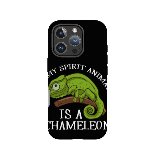 My rit Animal Is A Chameleon Lizard Chameleon IPhone Cases