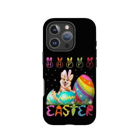 Easter Day Corgi Dog Family Easter IPhone Cases