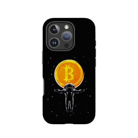 Bitcoin Coin-Crypto Astronaut IPhone Cases
