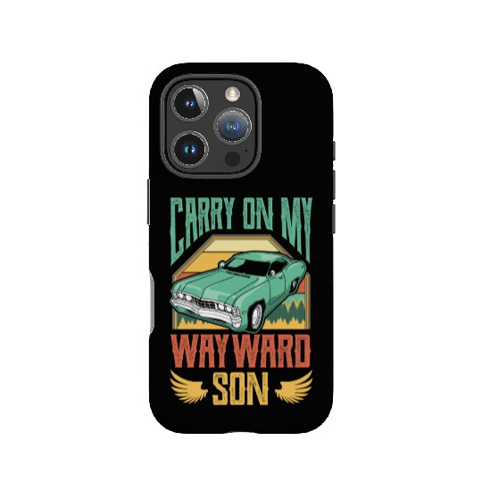 Carry On My Wayward Son Classic Car IPhone Cases