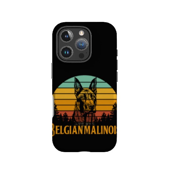 Belgian Malinois Retro Vintage IPhone Cases
