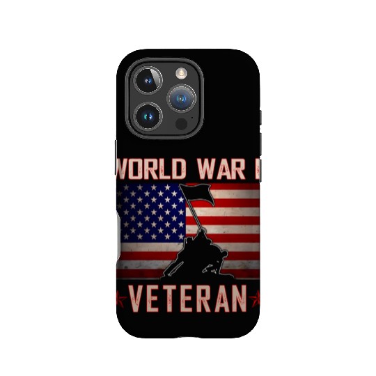 American Patriot Wwii Veteran Military World War 2 IPhone Cases