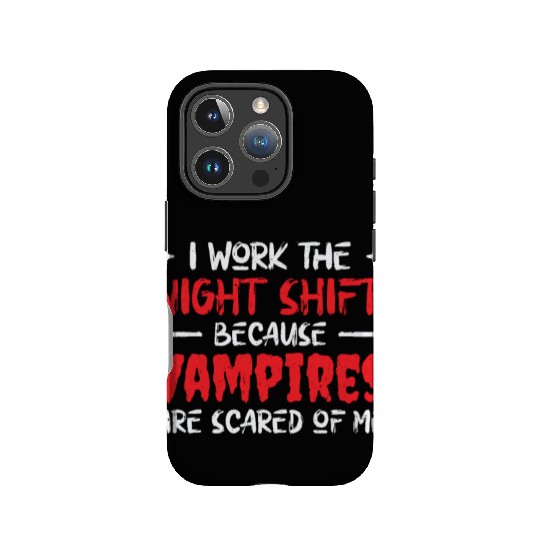 Night Shift Worker Graveyard Duty IPhone Cases