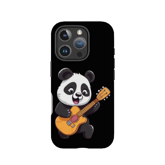 Panda Plays Guitar IPhone Cases