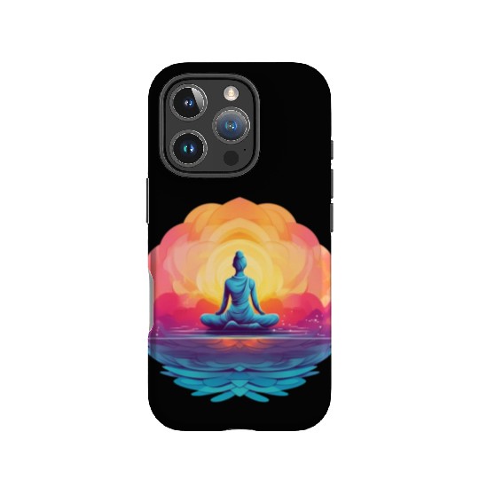 Women's Yoga Meditation Lotus Design IPhone Cases