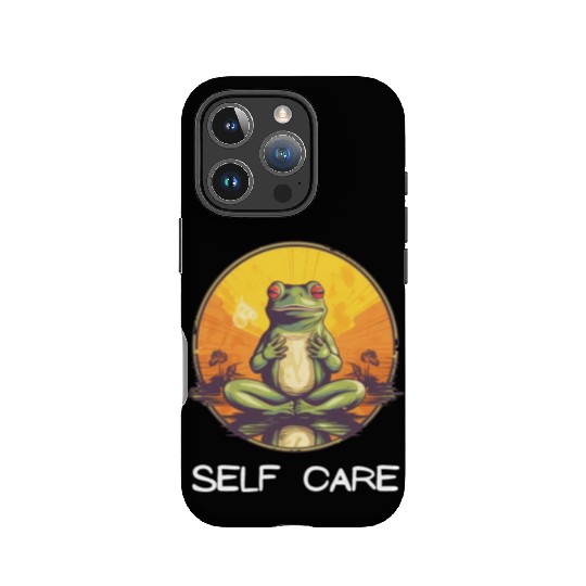 Yoga Meditation Meditate and Elevate Self Care IPhone Cases