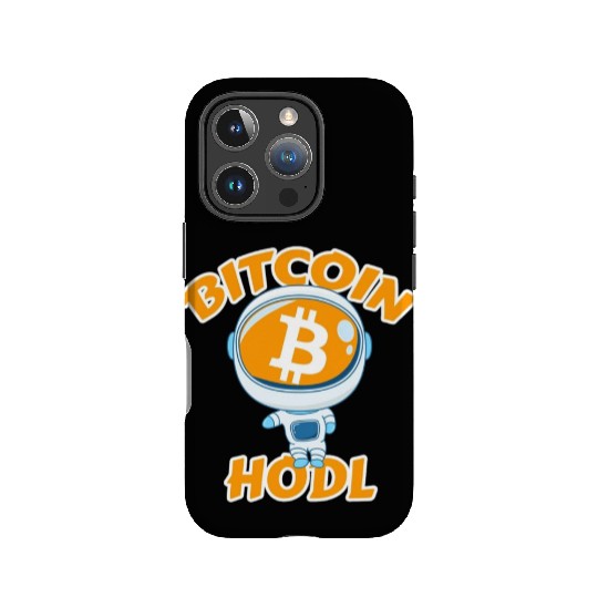 Bitcoin Coin-Crypto Astronaut-HODL IPhone Cases