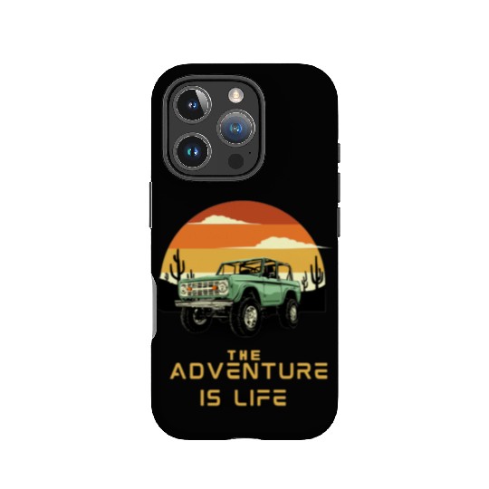 The adventure is life . IPhone Cases