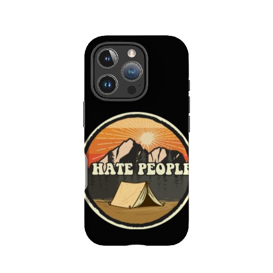 I Hate People Camping Nature Outdoor Camper IPhone Cases