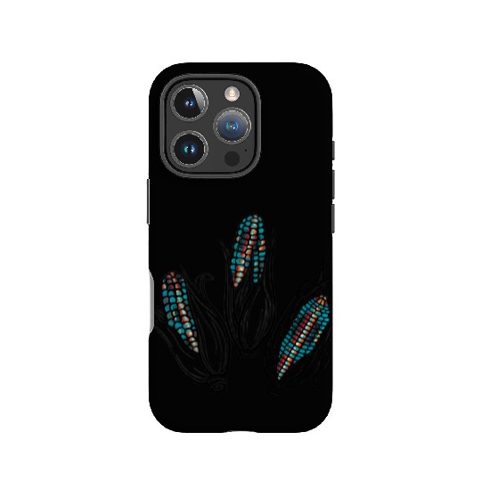 Native American Turquoise Corn Tribal Pattern IPhone Cases
