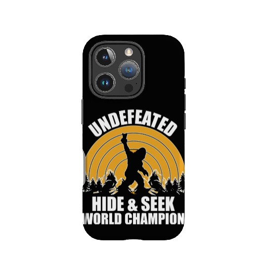 Hide Seek World Champion Bigfoot IPhone Cases