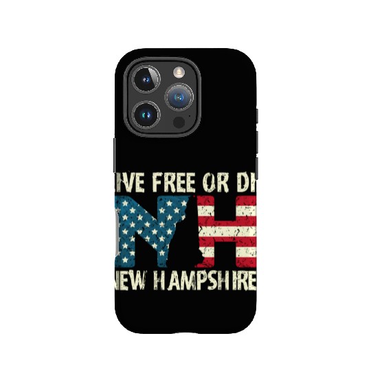 New Hampshire Patriotic Live Free Or Die Product IPhone Cases