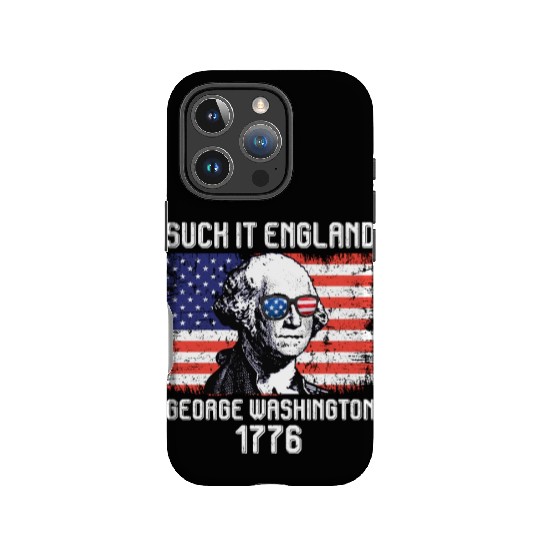 Suck it England George Washington 1776 USA IPhone Cases