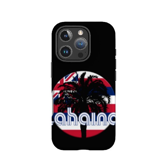 Lahaina Maui Hawaii Hawaiian Flag Native Palm Tree IPhone Cases