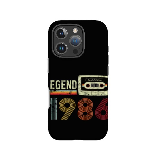 1986 Geburtstag Vintage Cassette IPhone Cases