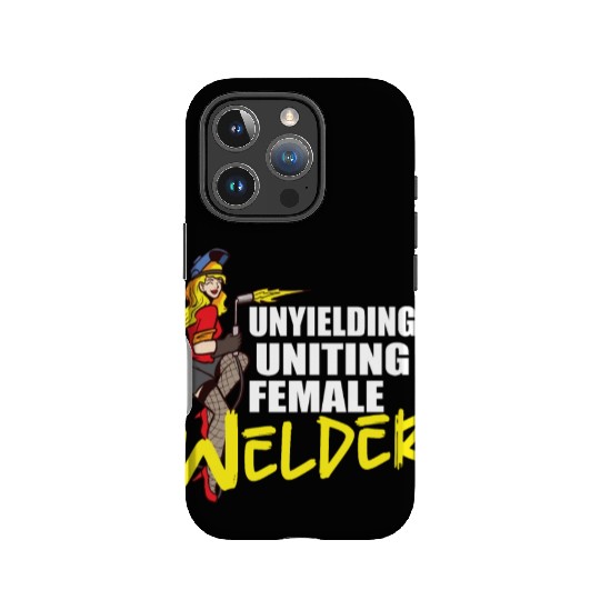 Female Welder Funny Welding Mechanic Forge IPhone Cases