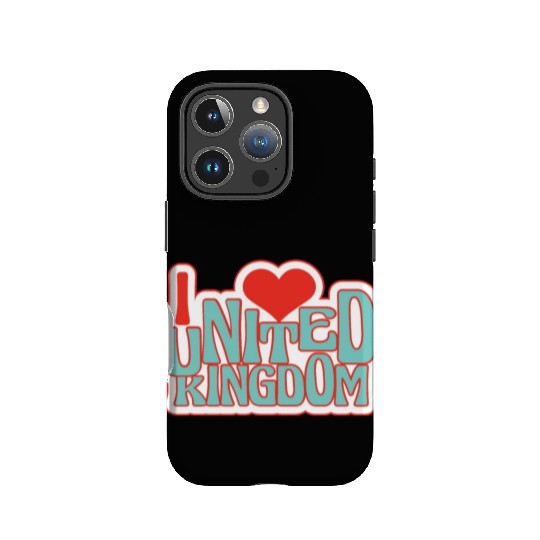 United kingdom hearts IPhone Cases