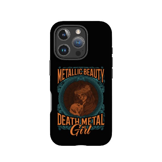 Goth Rock Satan Girl Woman Festivals Death Metal IPhone Cases