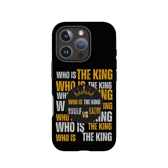 Wolf vs Lion IPhone Cases