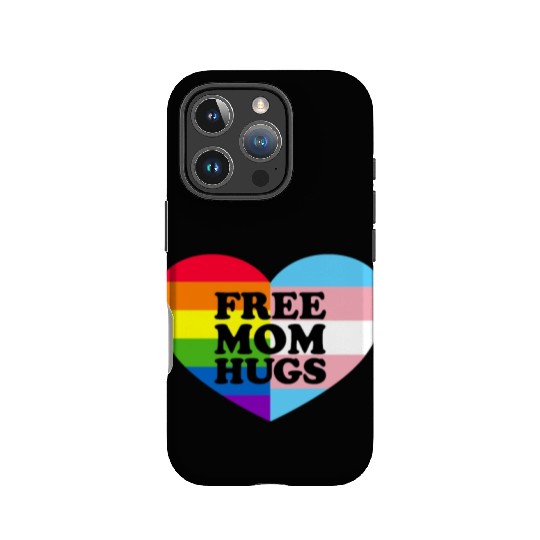 Free Mom Hugs Gay Pride Trans Flag LGBTQ Free Hugs IPhone Cases