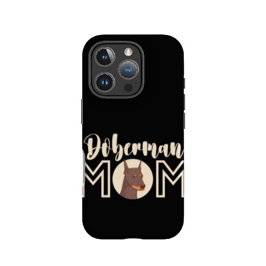 Doberman Mom IPhone Cases