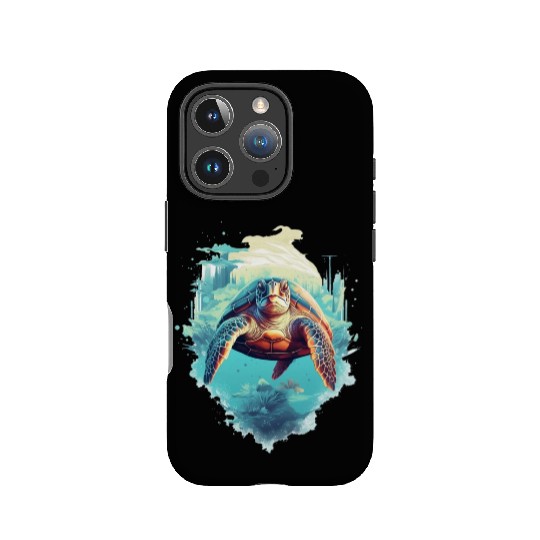 Serene Underwater Turtle IPhone Cases