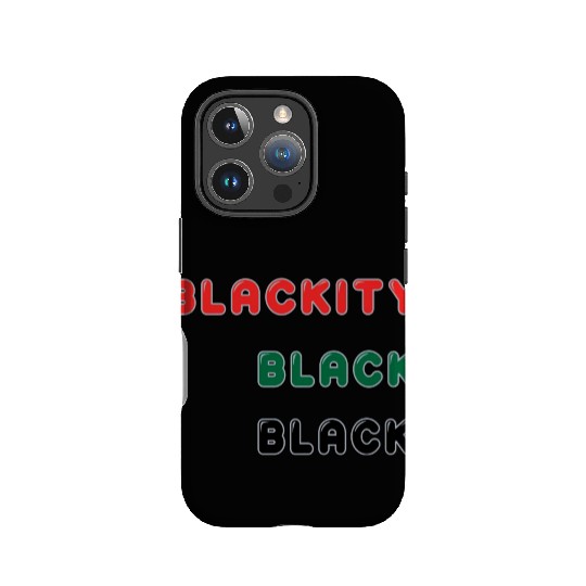 Blackity Black Black IPhone Cases