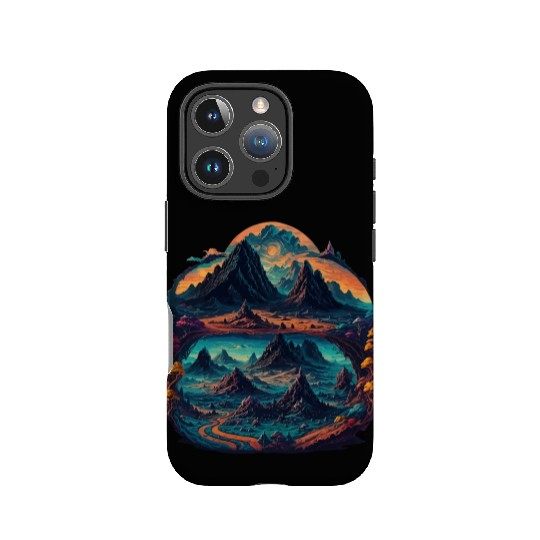 Psychedelic mystical illustration IPhone Cases
