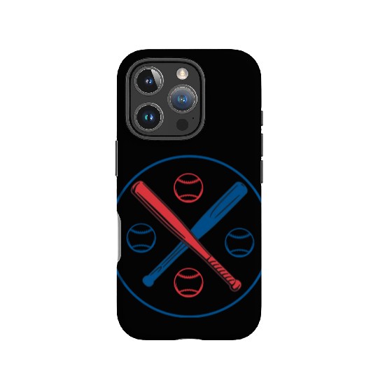 Baseball bat with ball design 2023 IPhone Cases