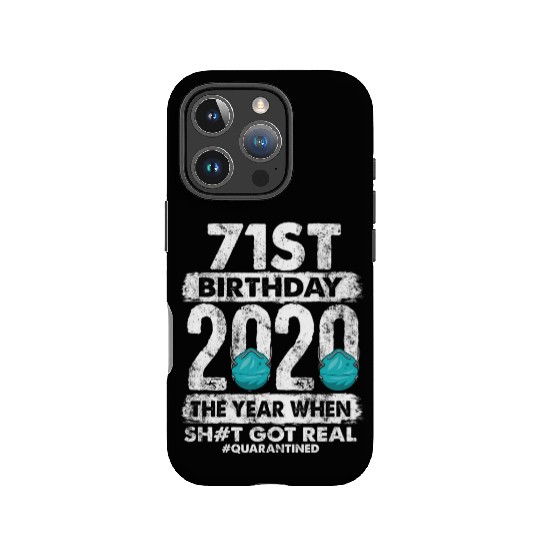 71st 2020 The Year Shit Got Real 71 IPhone Cases