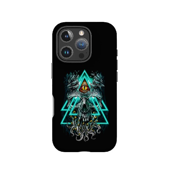 Cthulhu illuminati evil monster IPhone Cases