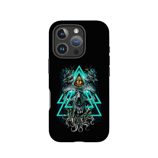 Cthulhu illuminati evil monster IPhone Cases