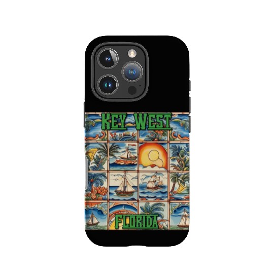 Key West Folk Art IPhone Cases