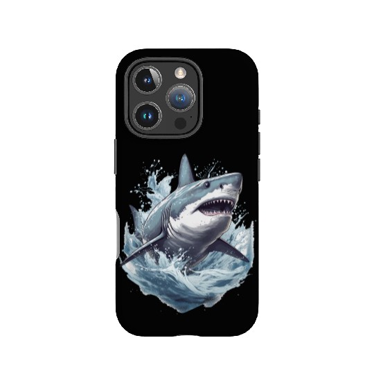 Captivating Shark Depiction IPhone Cases