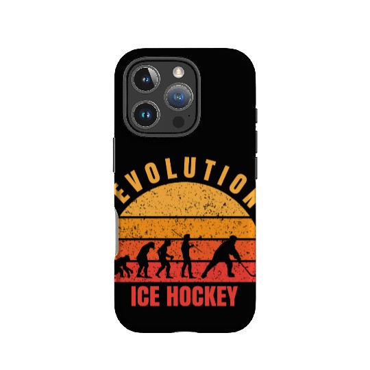 Evolution ice hockey IPhone Cases